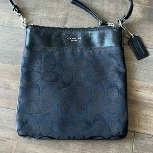 Black coach crossbody bag